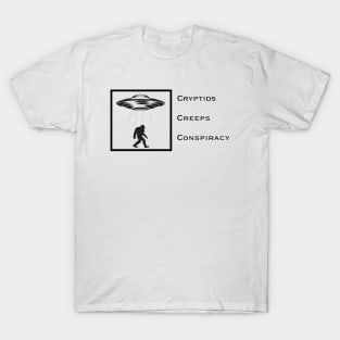 CryptidsCreepsAndConspiracy T-Shirt